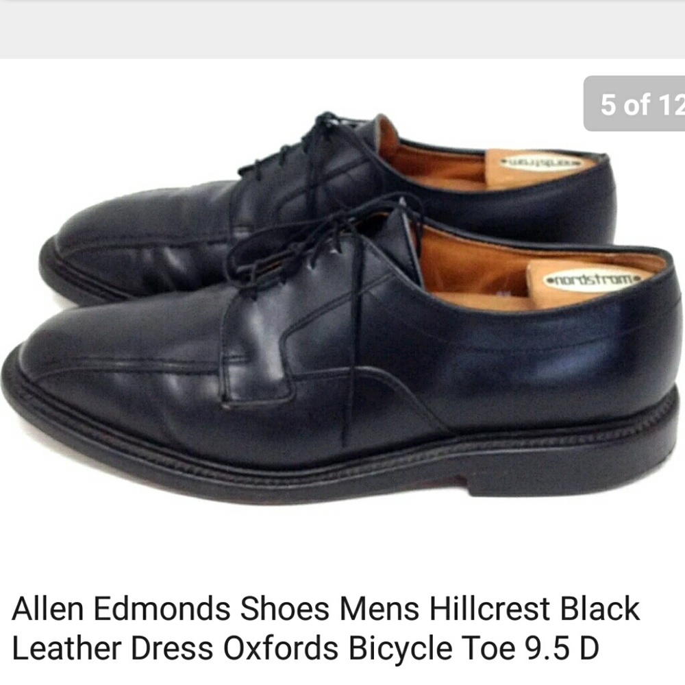 Allen Edmonds Dress Oxfords Hillcrest 9.5 D - Picture 4 of 8